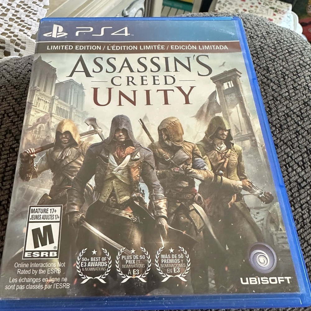 Assassin's Creed Unity PS4 Game by - Blue Case